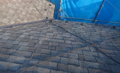 川越市　アスファルトシングル　葺き替え